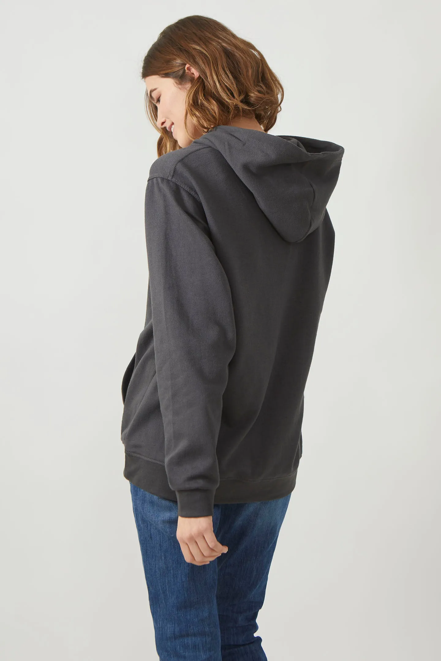 Sweatshirt à capuche London pour femmes Charcoal - Radsow