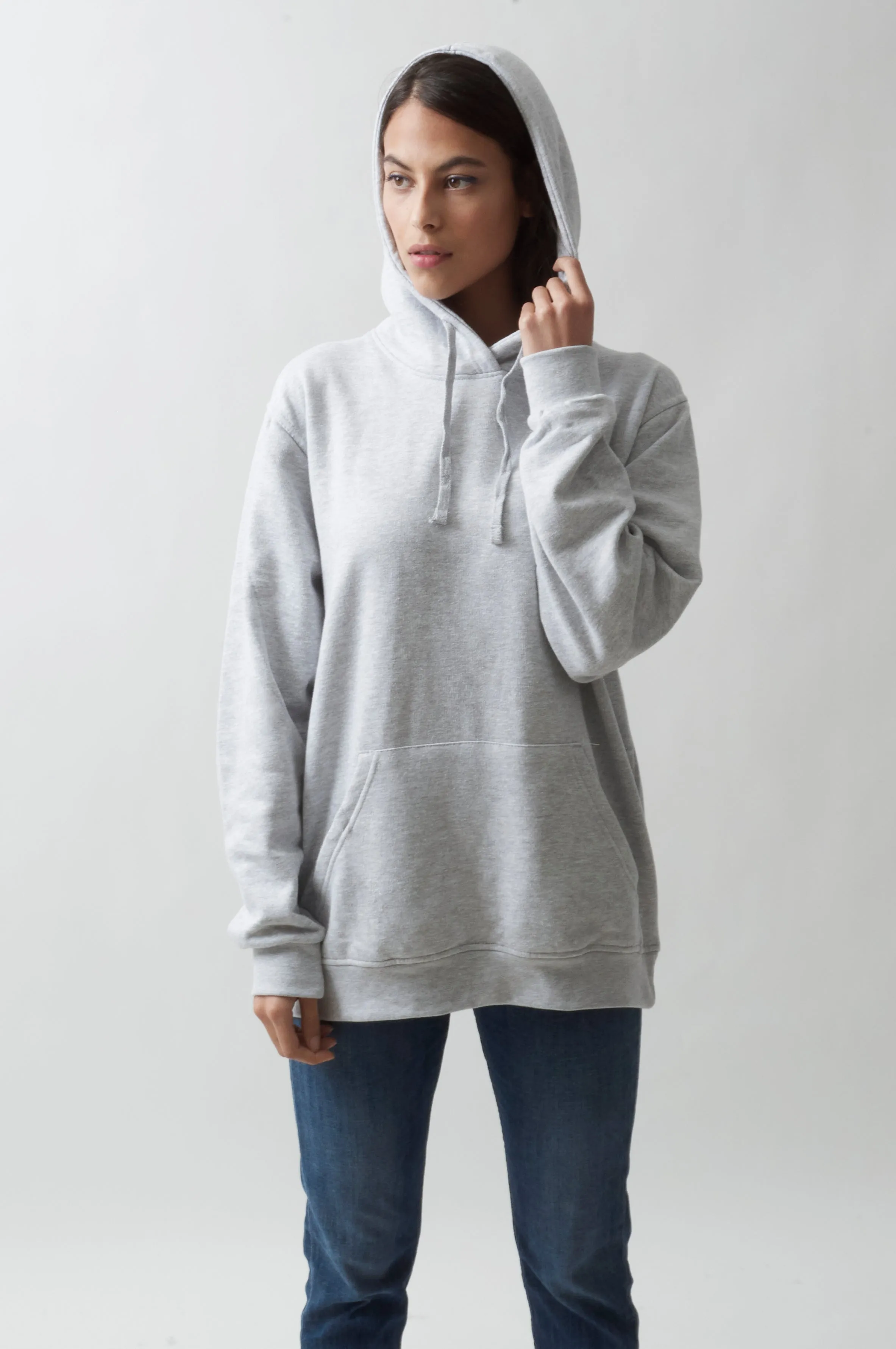 Sweatshirt à capuche London pour femmes Heather Grey - Radsow