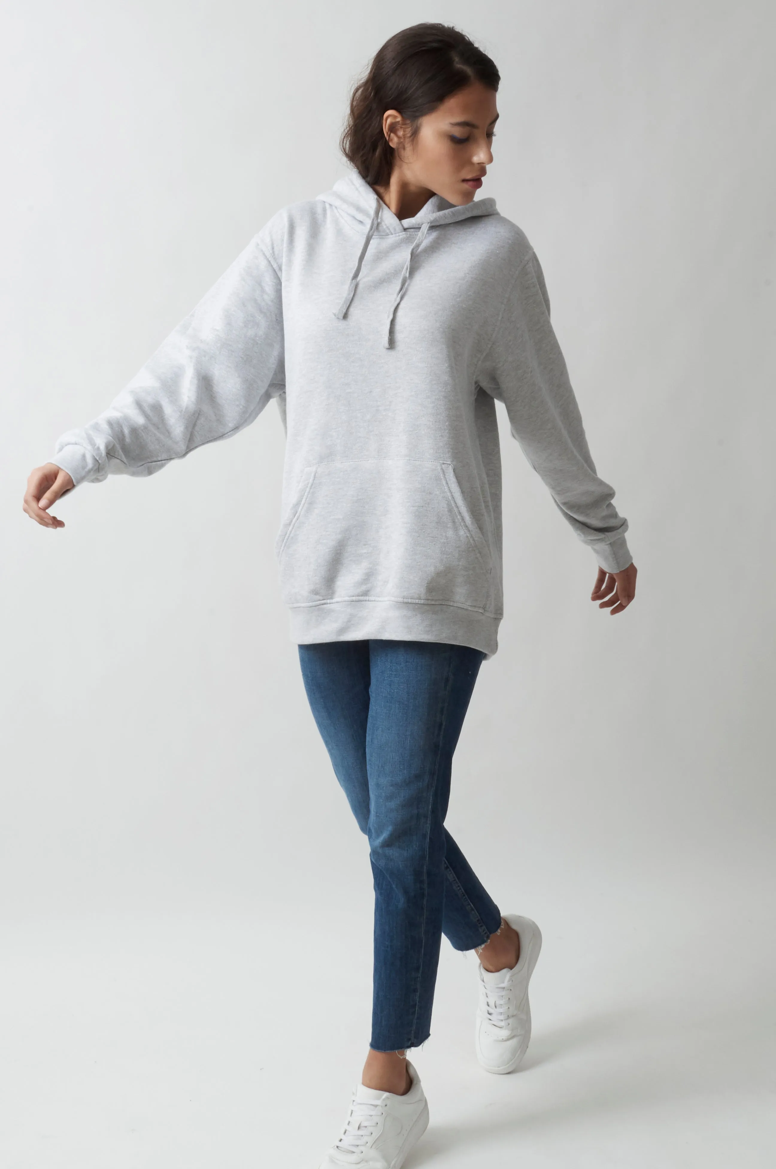 Sweatshirt à capuche London pour femmes Heather Grey - Radsow