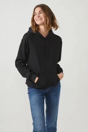 Sweatshirt à capuche London pour femmes Noir - Radsow