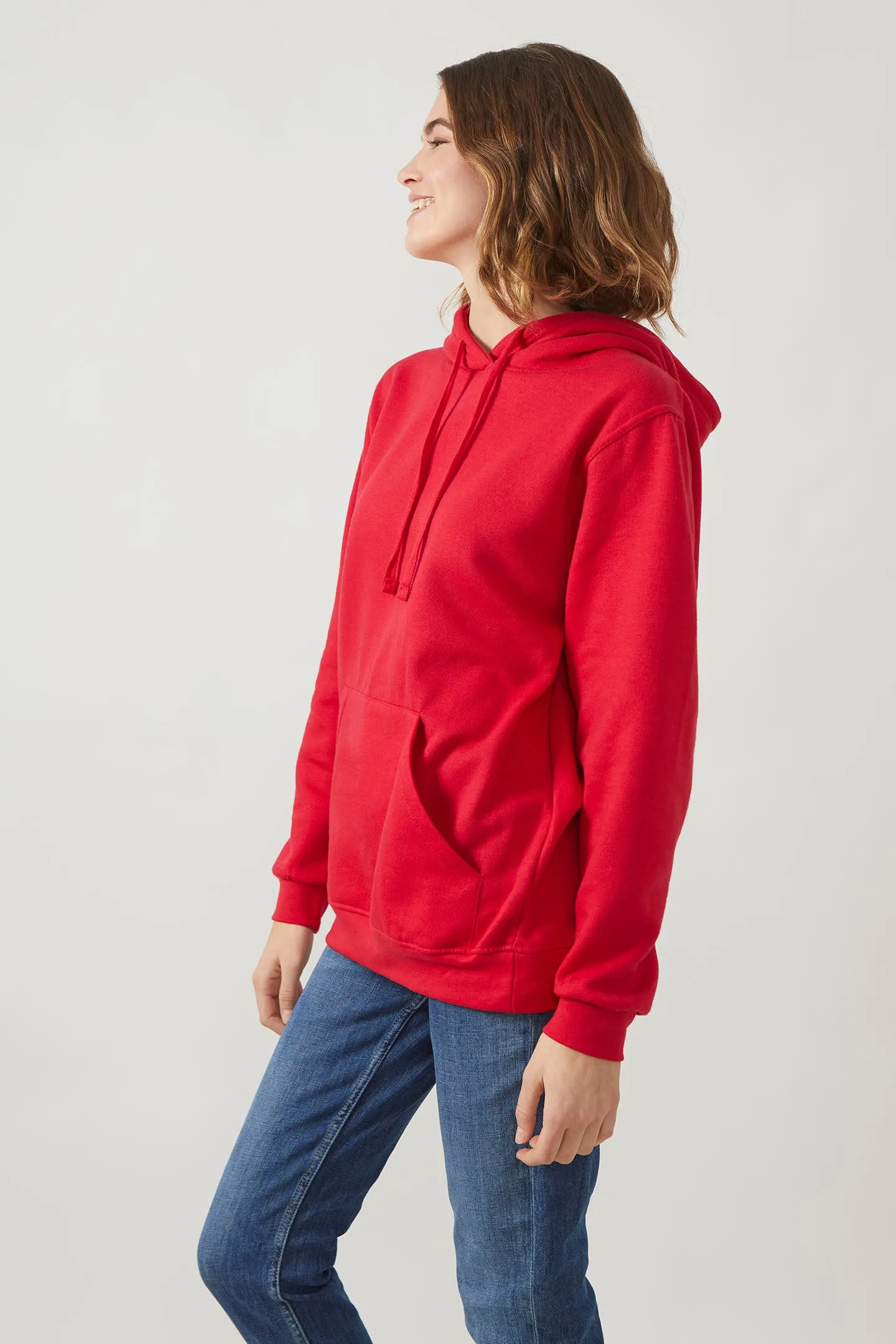 Sweatshirt à capuche London pour femmes Rouge - Radsow