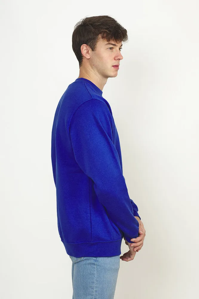 Sweatshirt Col Rond Paris pour hommes Bleu Royal - Radsow