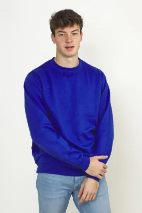 Sweatshirt Col Rond Paris pour hommes Bleu Royal - Radsow