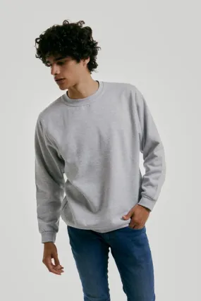 Sweatshirt Col Rond Paris pour hommes Heather Grey - Radsow