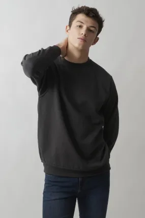 Sweatshirt Col Rond Paris pour hommes Noir - Radsow