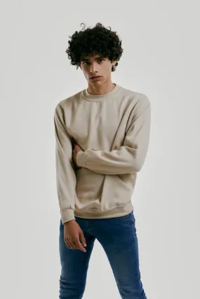 Sweatshirt Col Rond Paris pour hommes Sand - Radsow