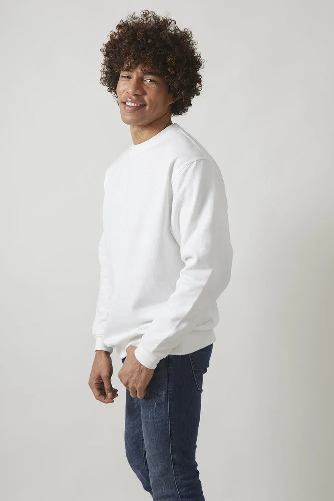 Sweatshirt Col Rond Paris pour hommes White - Radsow