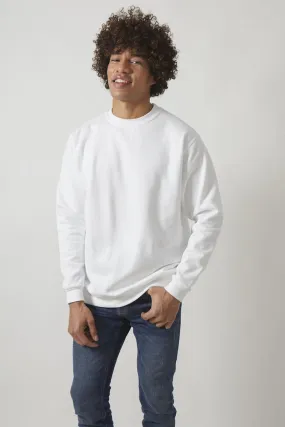 Sweatshirt Col Rond Paris pour hommes White - Radsow