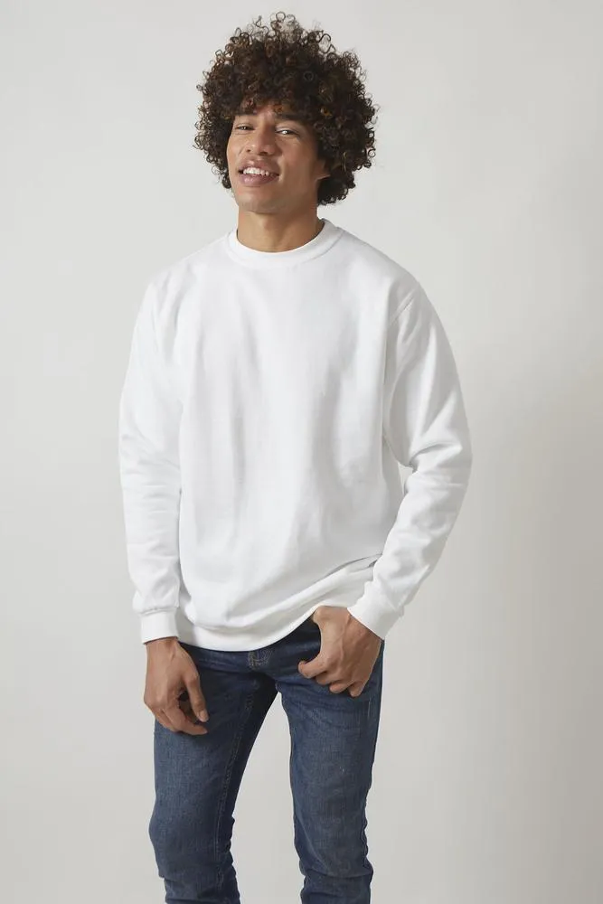 Sweatshirt Col Rond Paris pour hommes White - Radsow