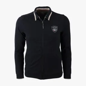 Sweatshirt noir à zip Barbarians