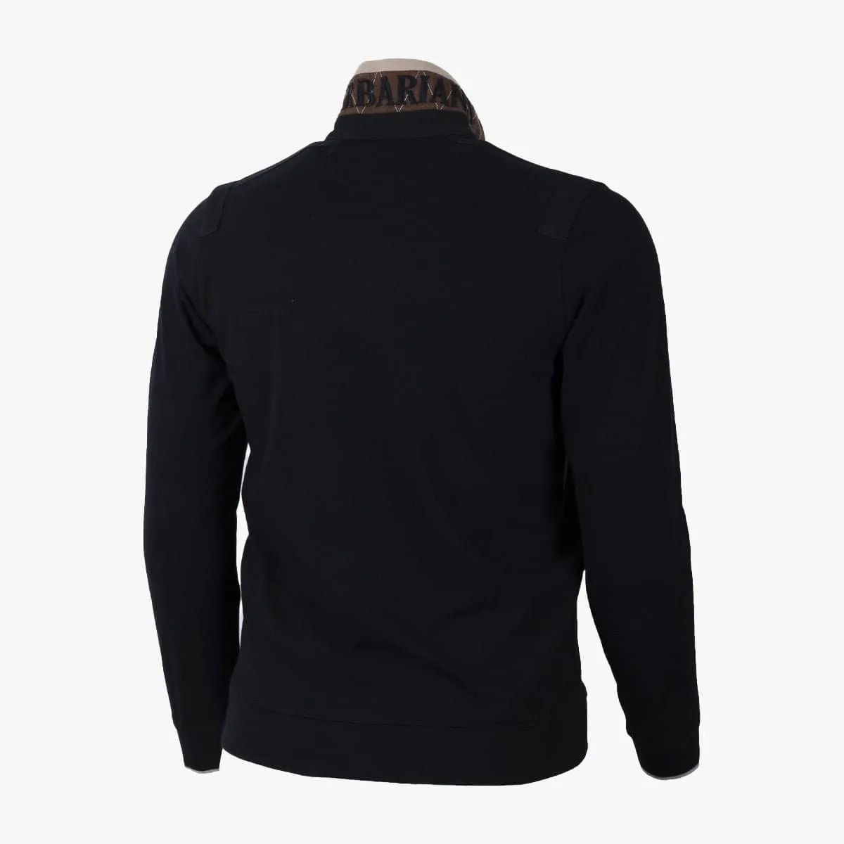 Sweatshirt noir à zip Barbarians