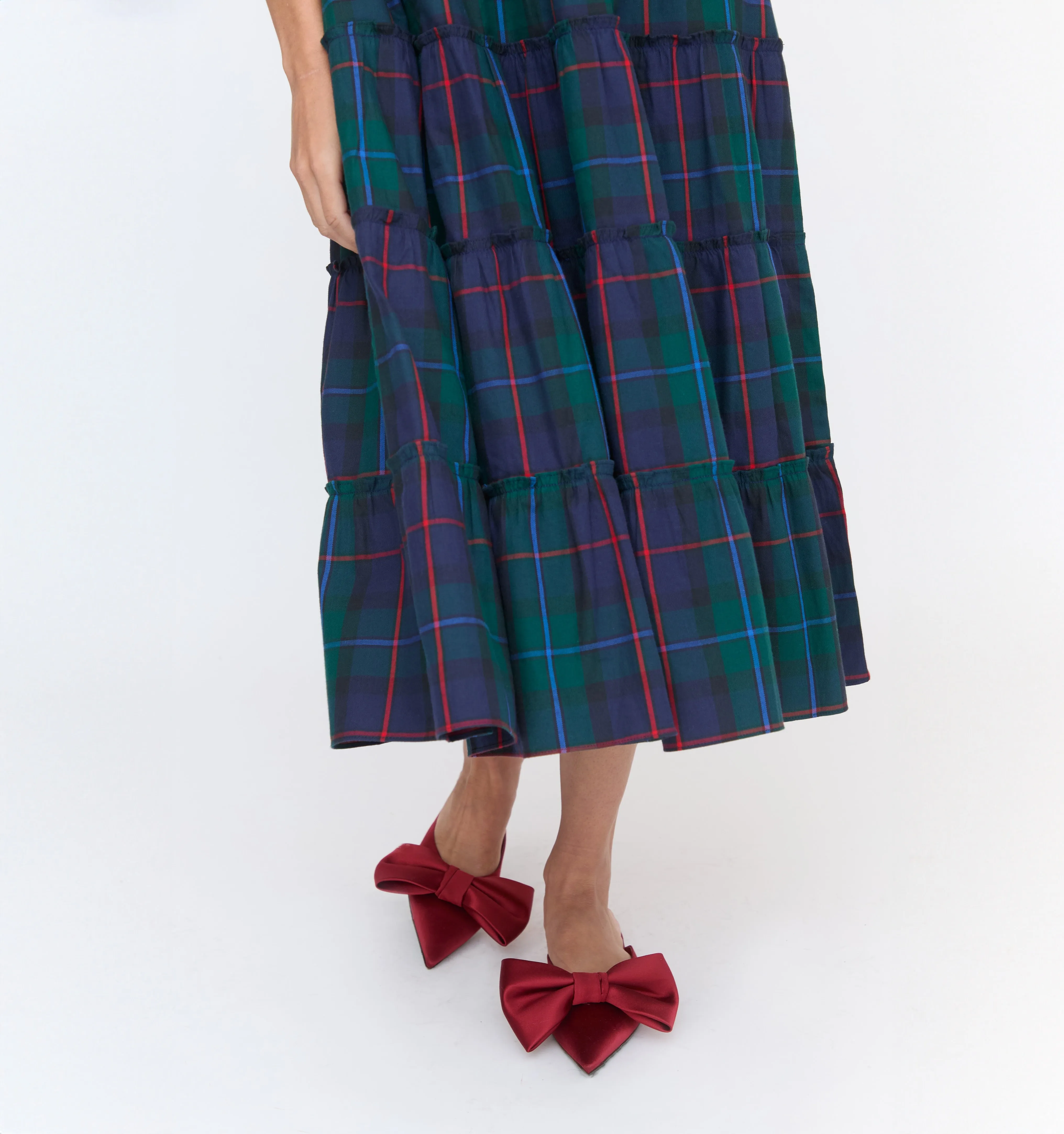 The Ellie Nap Dress - Midnight Tartan