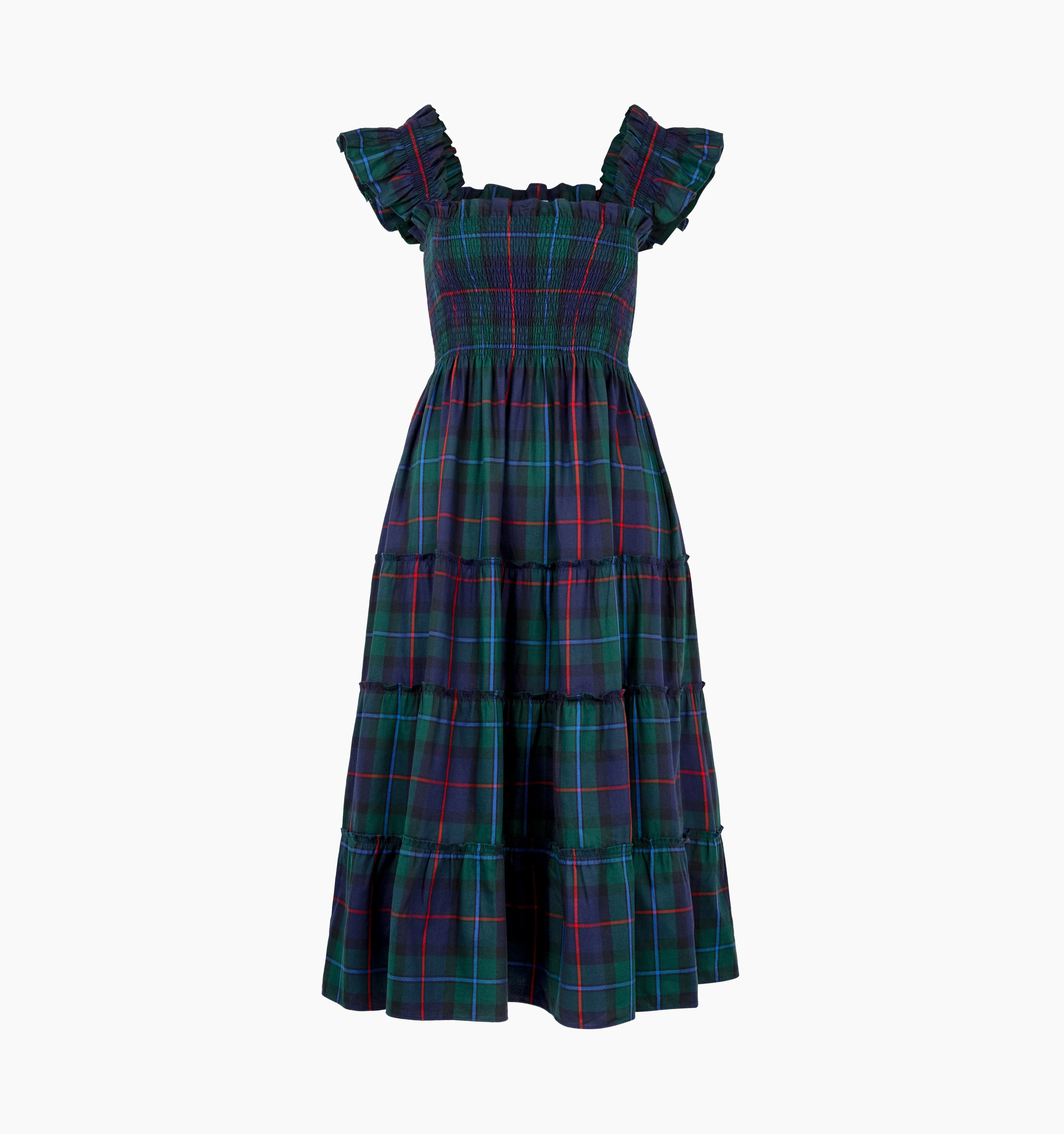 The Ellie Nap Dress - Midnight Tartan