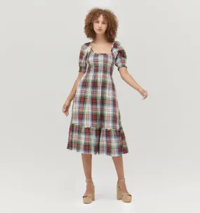 The Louisa Nap Dress - Multi Tartan