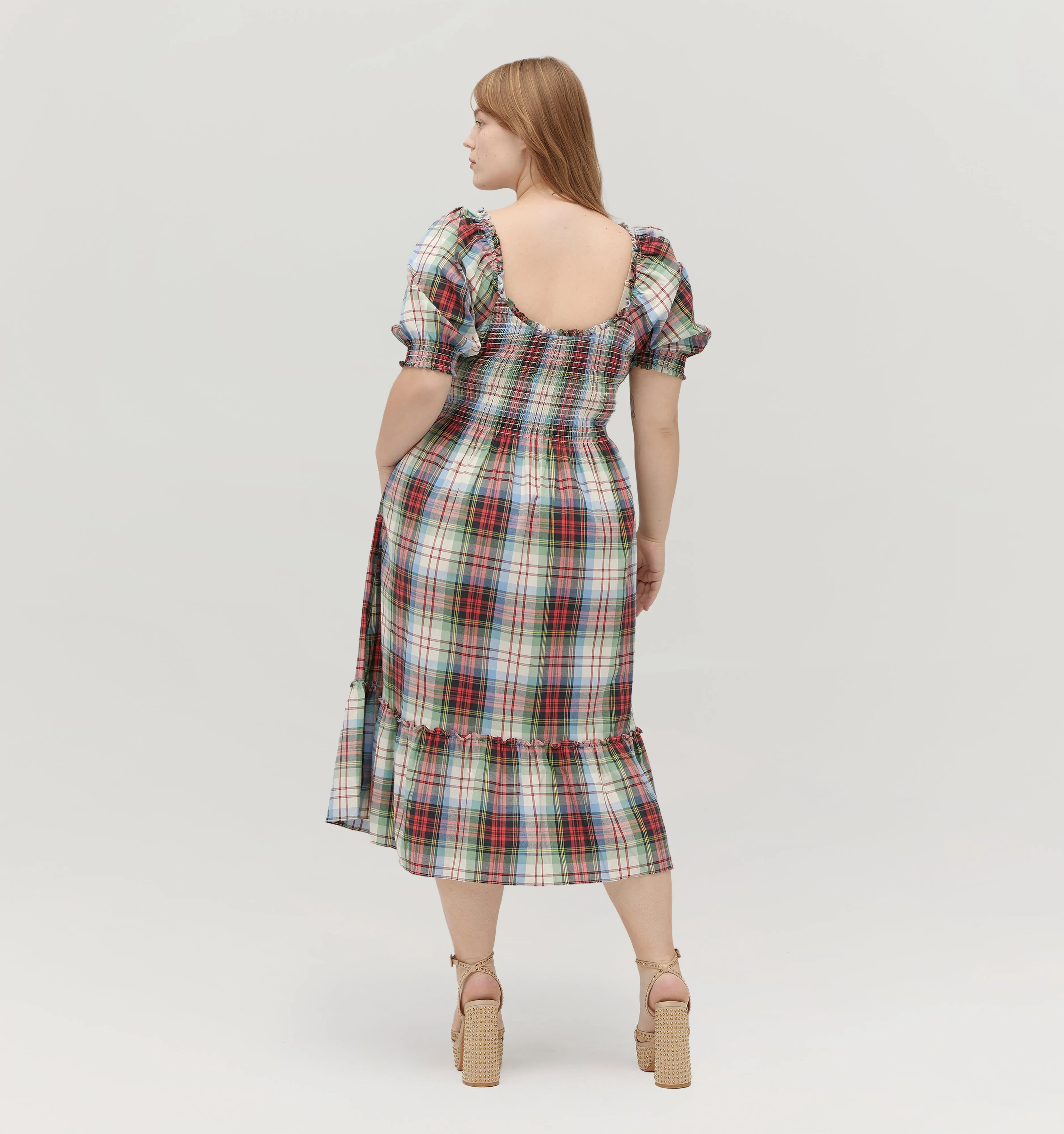 The Louisa Nap Dress - Multi Tartan
