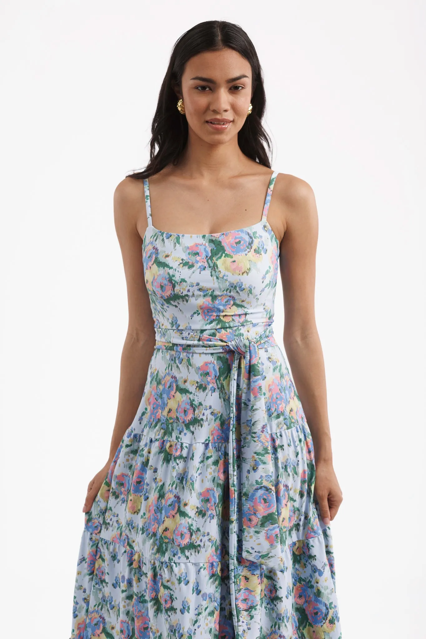 The Primrose Dress - Coastal Ikat