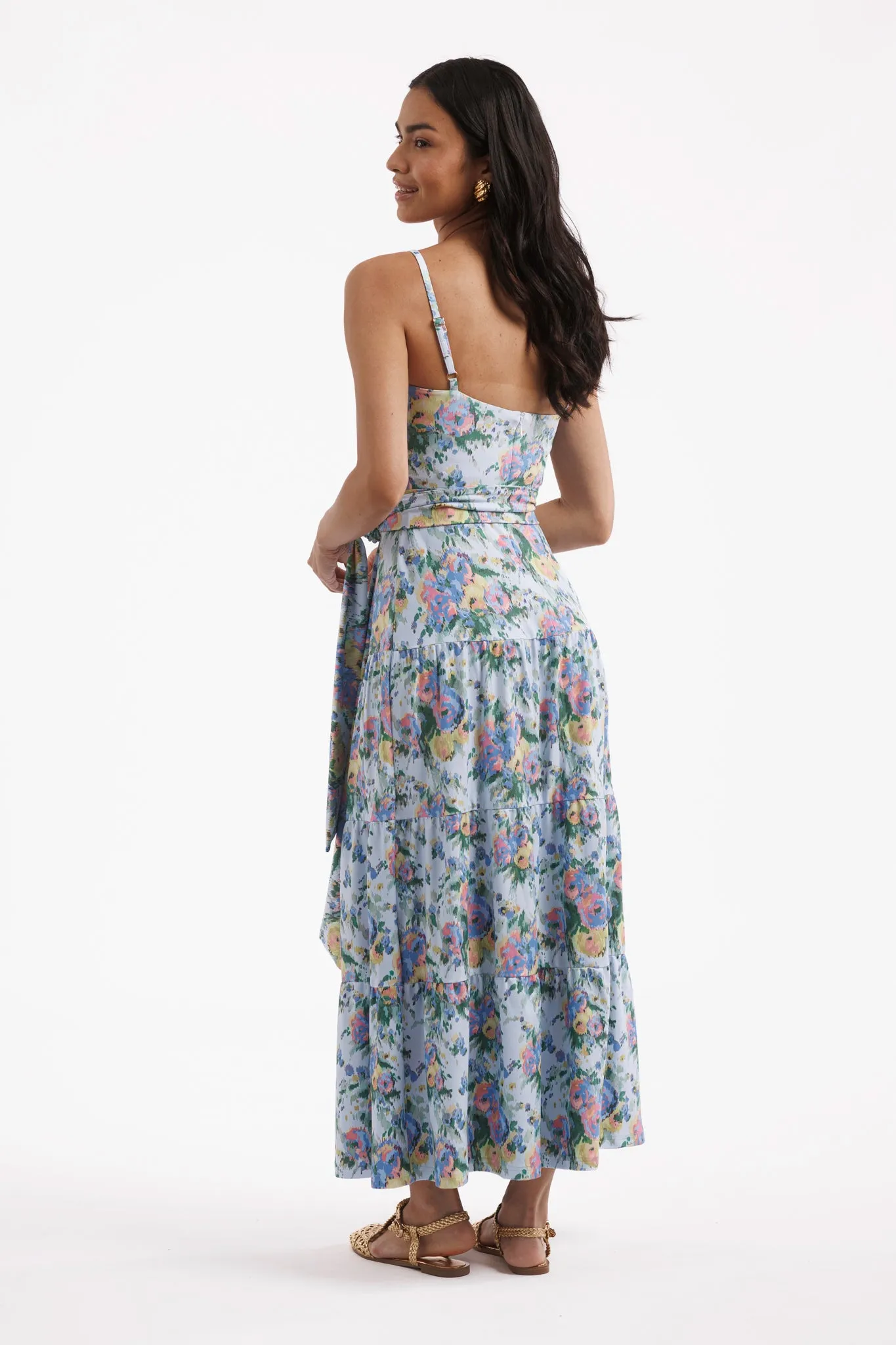 The Primrose Dress - Coastal Ikat