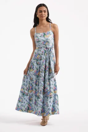 The Primrose Dress - Coastal Ikat