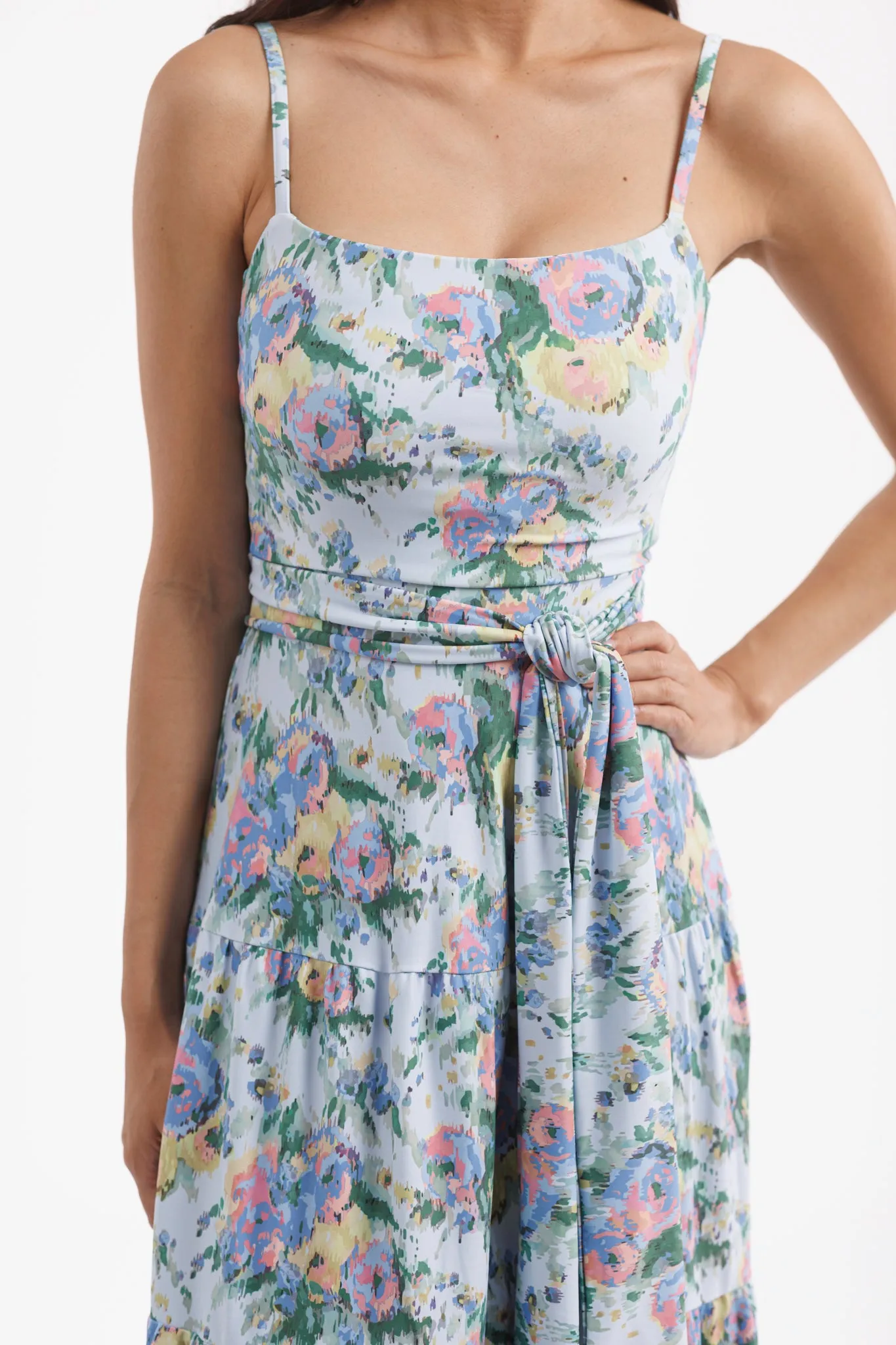 The Primrose Dress - Coastal Ikat