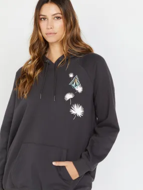 Truly Stoked Boyfriend Hoodie - Vintage Black
