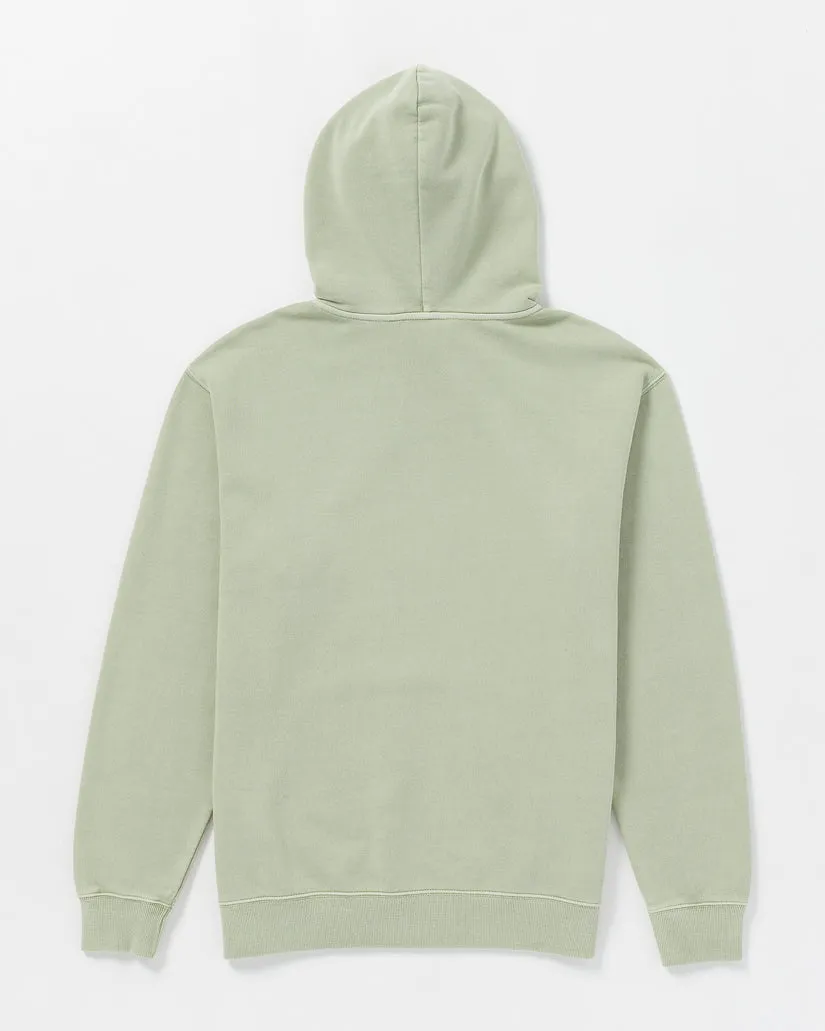Volcom Single Stone Pullover Hoodie - GREEN TEA