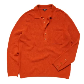 Warren Burnt Orange Polo Sweater