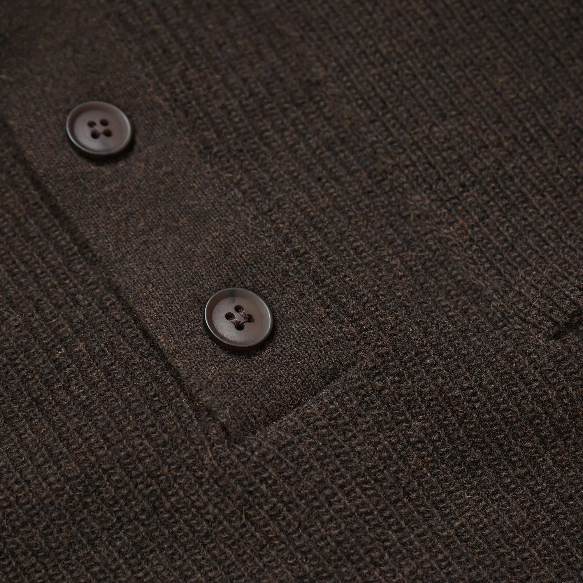 Warren Espresso Polo Sweater