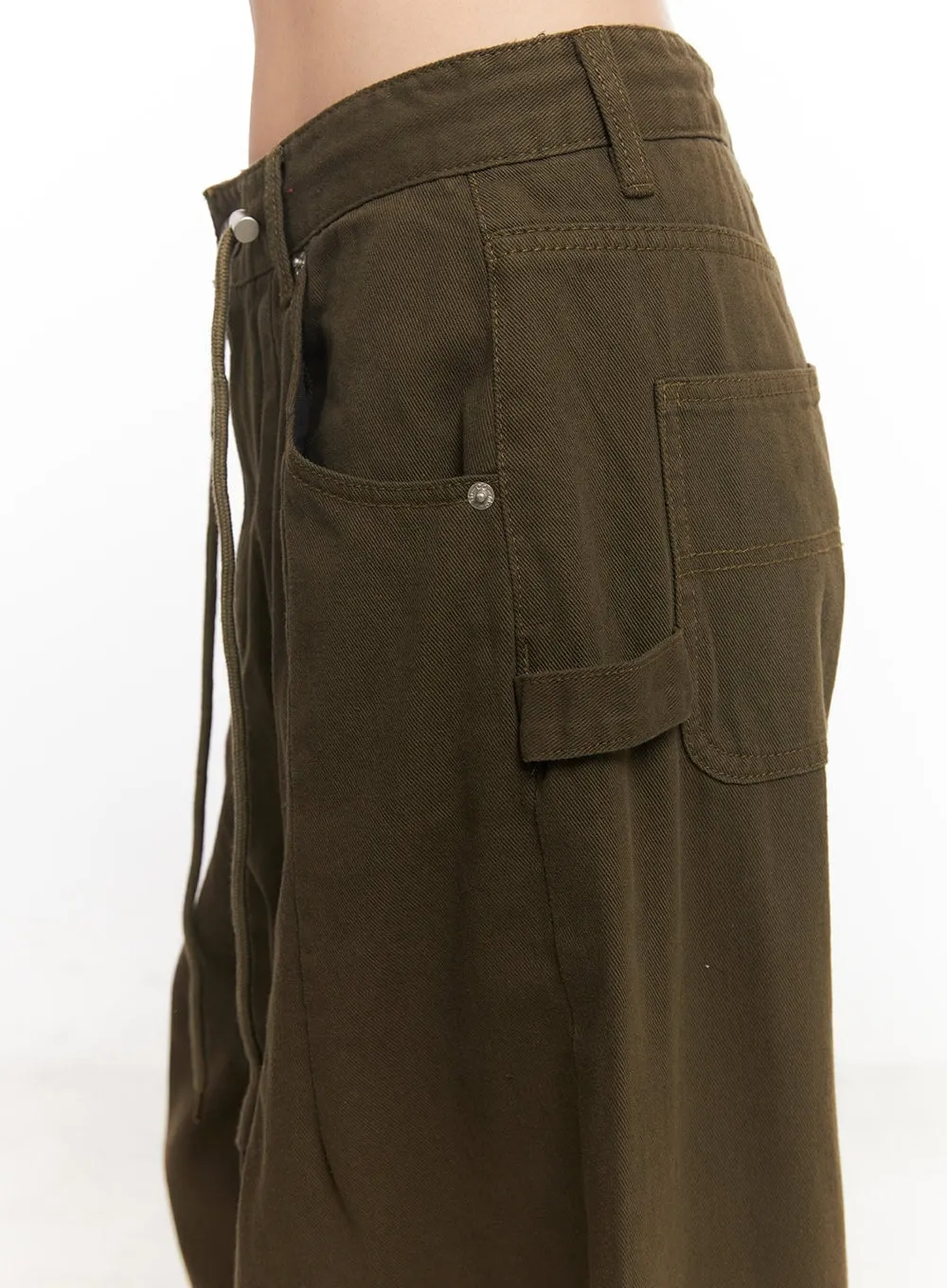 Wide-Leg Cargo Pants CA514