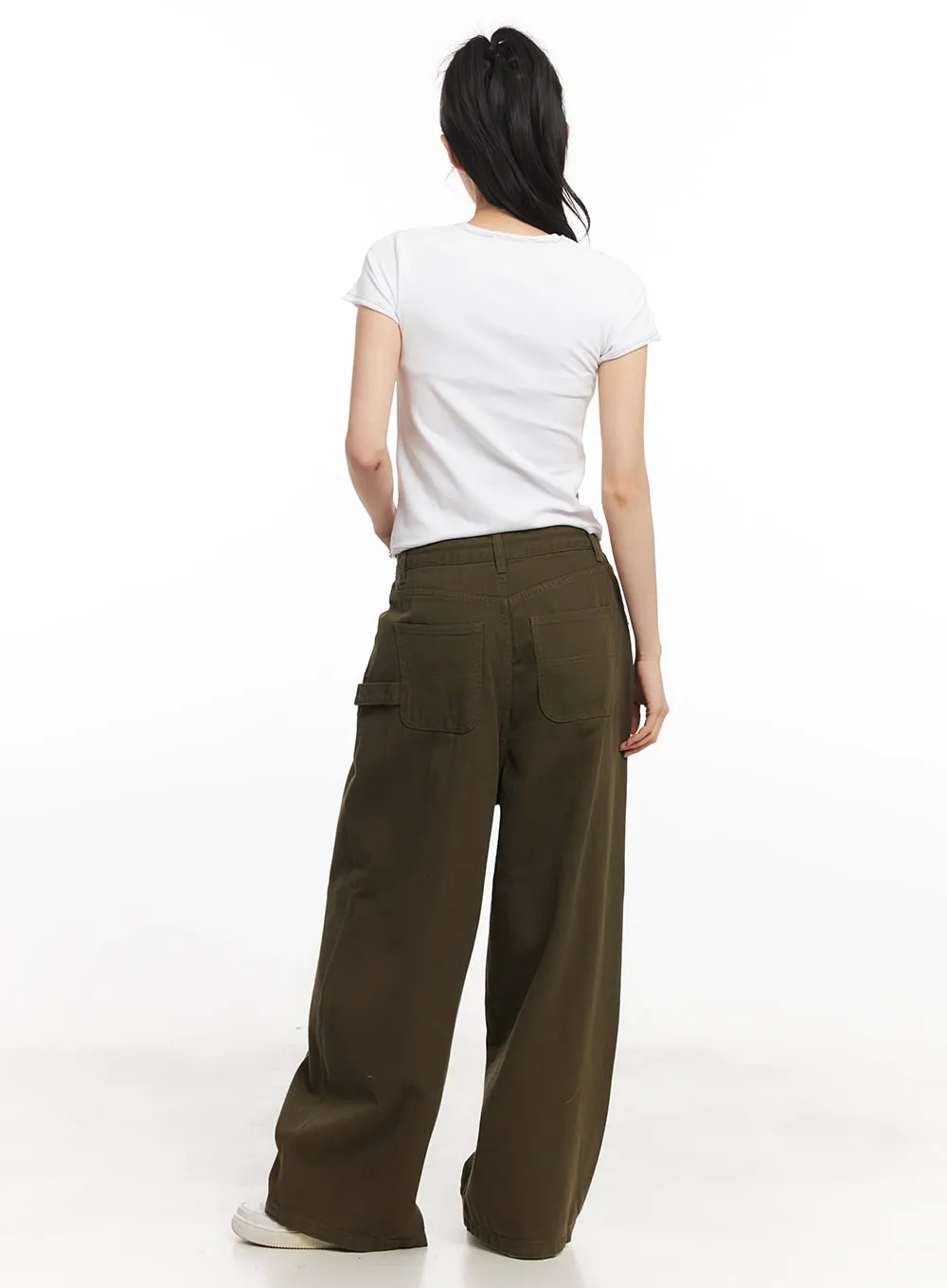 Wide-Leg Cargo Pants CA514