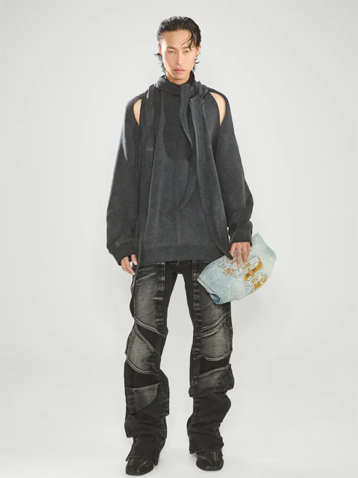 Y/Project Multiscarf Pinched Logo Sweatshirt