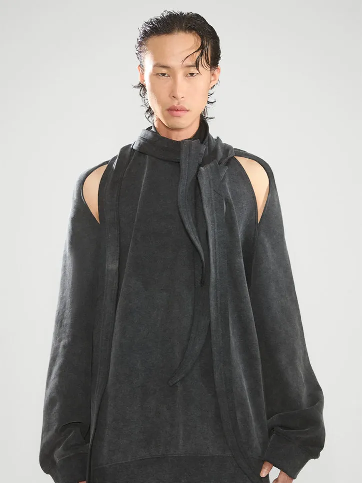 Y/Project Multiscarf Pinched Logo Sweatshirt