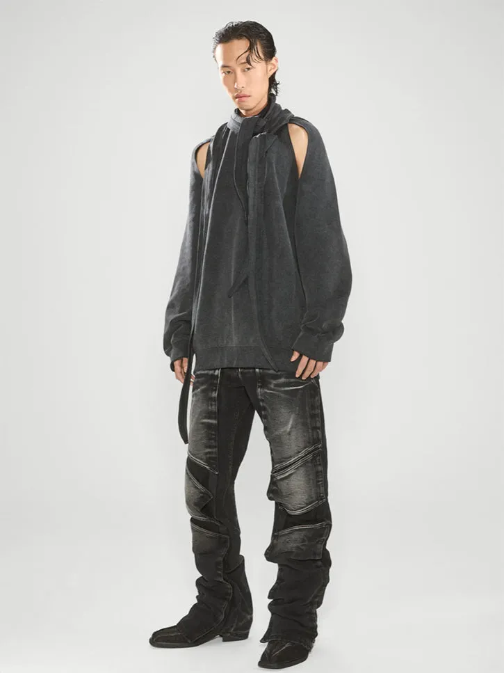 Y/Project Multiscarf Pinched Logo Sweatshirt