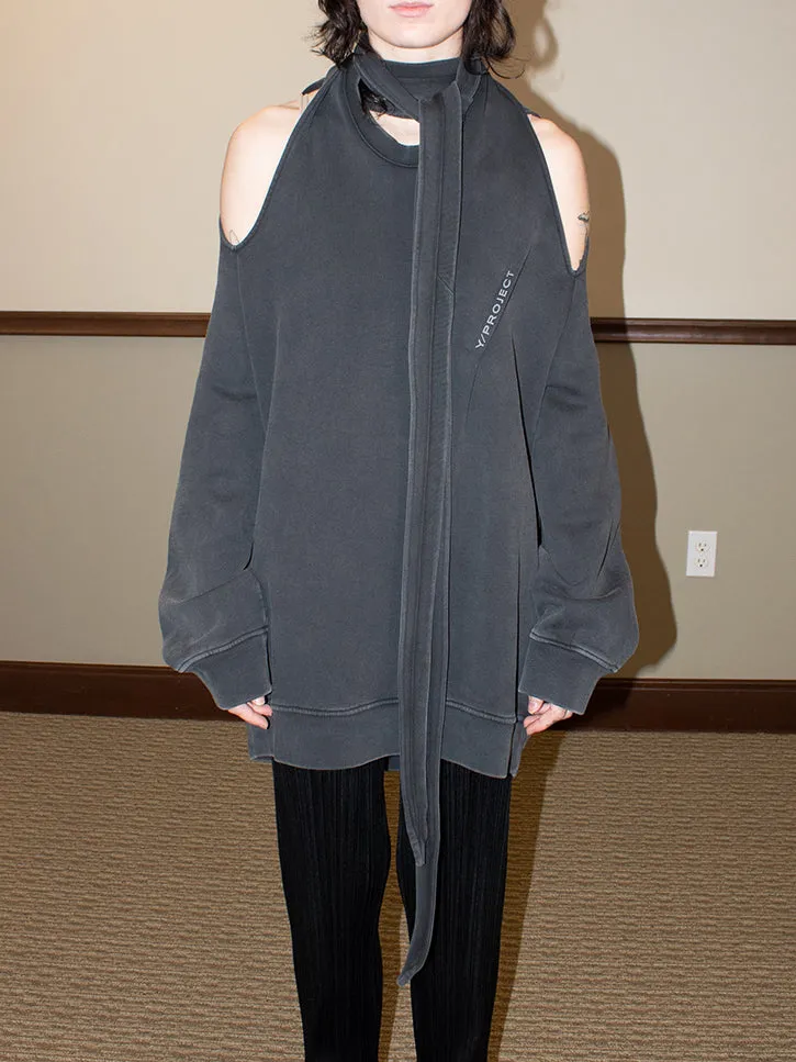 Y/Project Multiscarf Pinched Logo Sweatshirt