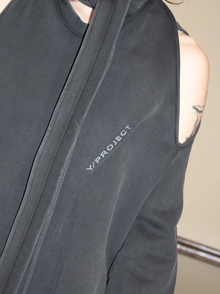 Y/Project Multiscarf Pinched Logo Sweatshirt